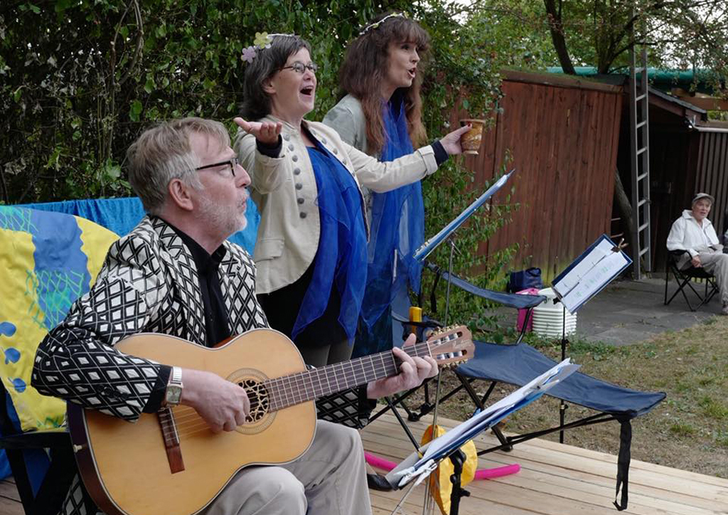 Kunst ohne Strom 2018:  Alles im Fluss und die Loreley singt dabei