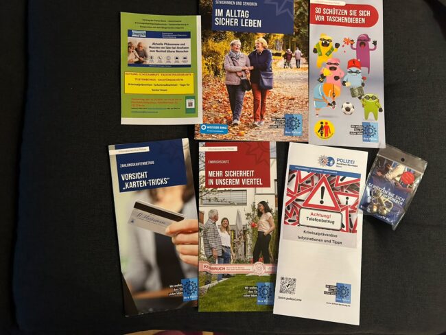 Vortragsveranstaltung zum Thema Enkeltrick und andere Phänomene